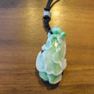 "Bai Fang Lai Cai" Jade Pendant